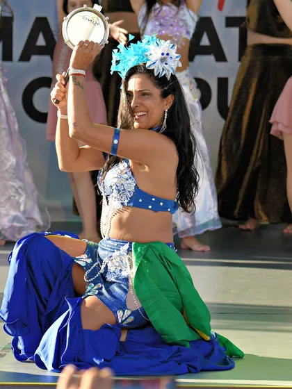 Bailarina se apresentando em Orlando